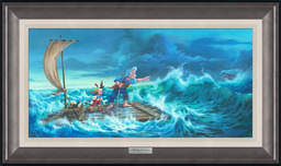 Pinocchio Artwork Pinocchio Artwork No Escape (Framed)